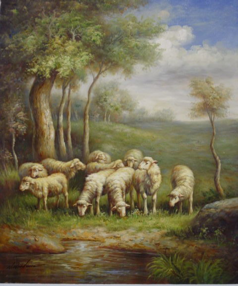 10 Ewes By Water