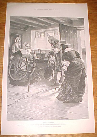 1888 Woman Spinning
