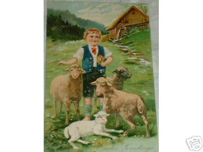 1907 Boy with Sheep