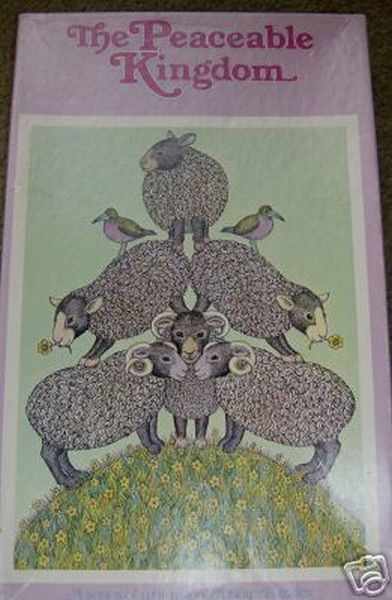 1977 Sheep Shape Whimsical Puzzle Ram Peaceable Kingdom