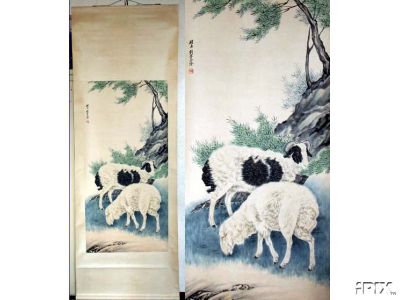 2 Chinese Sheep