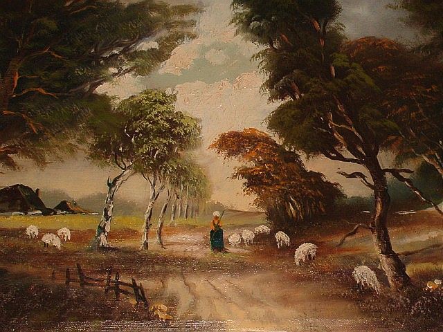 Barbizon Landscape with Sheep