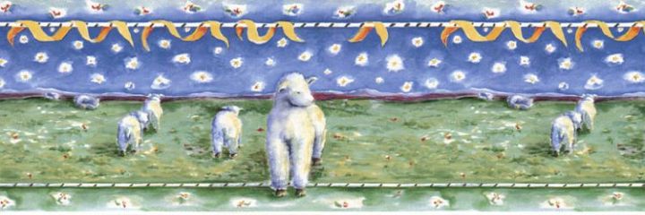 Blue Fairy Sheep Border