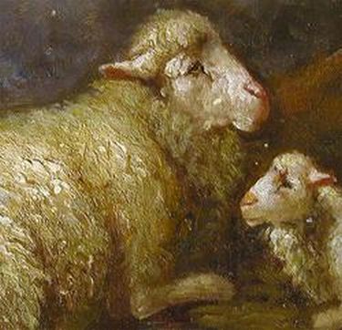 Bws Ewe with Lamb