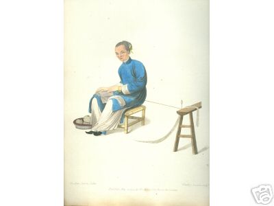 Chinese Woman Spinning
