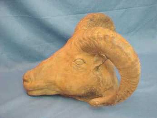 Clay Bust of a Ram Fine Art1