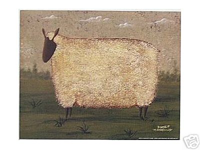 Clun Forest Sheep Print