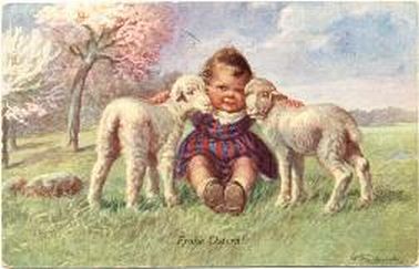 Fat Tot with Lambs