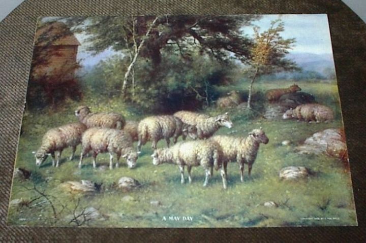 Fox Rural Art Sheep