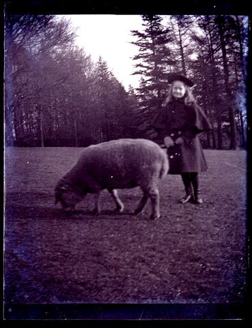 Girl with Lamb Grown