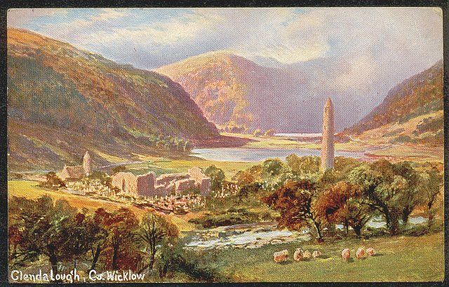 Glendalough Sheep Co Wicklow Early Ireland