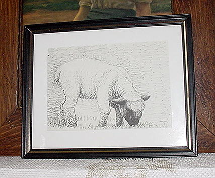 Henry Moore Lamb Litho