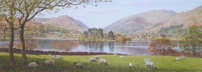 Keith Melling Dale End Yorkshire Dales Sheep Lake Print