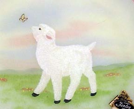 Lamb with Butterfly