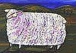 Large Pink Pixil Sheep