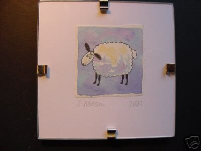 Lone Sheep Cartoon