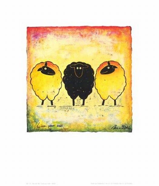 Love Your Coat Poster Ans Van Dijk Goats and Sheep