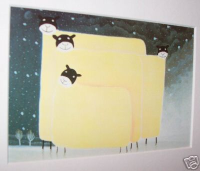 Mackenzie Thorpe Sheep on Ice