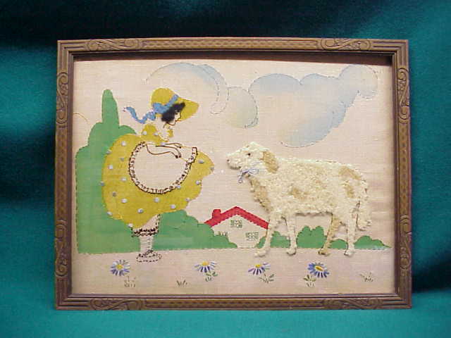 Mary and Sheep Embrodery