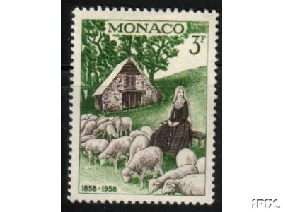 Monaco Sheep Stamp