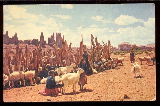 Navajo Women with Sheep