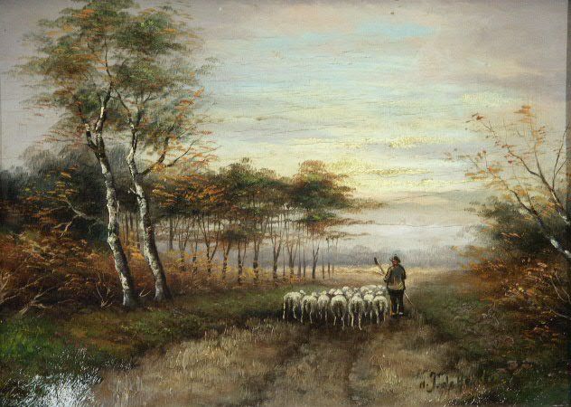 Nice Sheep with Shepherd