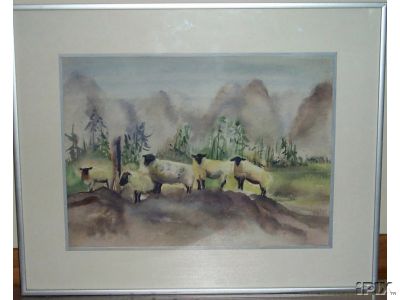 Nice Suffolk Watercolor