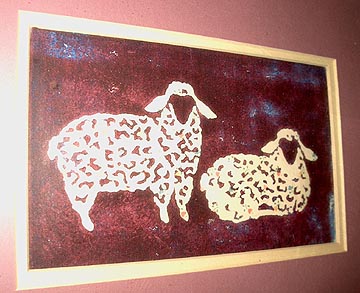 Original Watercolor Sheep