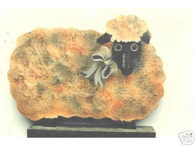 Pastel Sponge Sheep