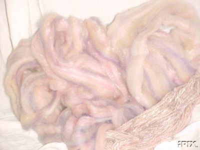 Peach Yellow Lavender Pink Colorway Dye