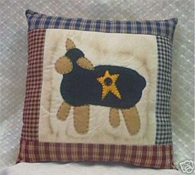 Prim Black Sheep Pillow