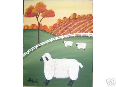 Primative Sheep in Fall