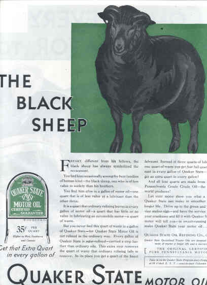 Quacker State Black Sheep