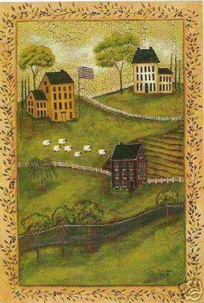 Saltboxhouses with Sheep