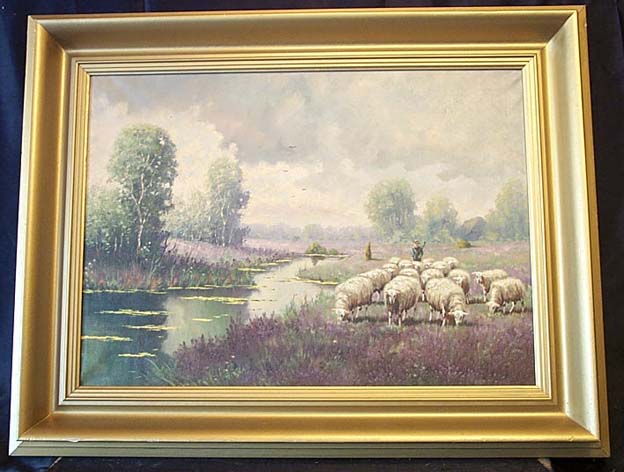 Sheep Beside Still Water