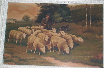 Sheep Departing For Pasture