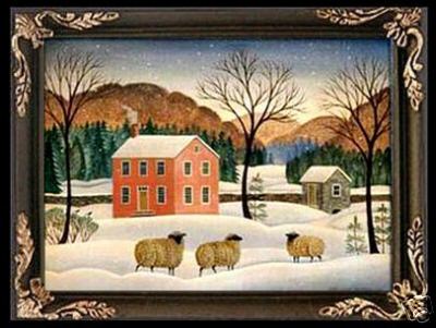 Sheep Dollhouse Picture