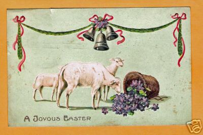 Sheep Eating Violets Religious