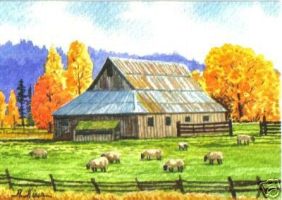 Sheep Farm in Autum