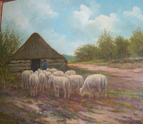 Sheep Going to the Shed