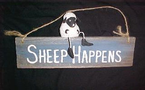 Sheep Happens Sign