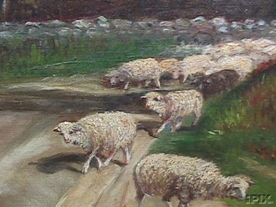 Sheep Impressionism