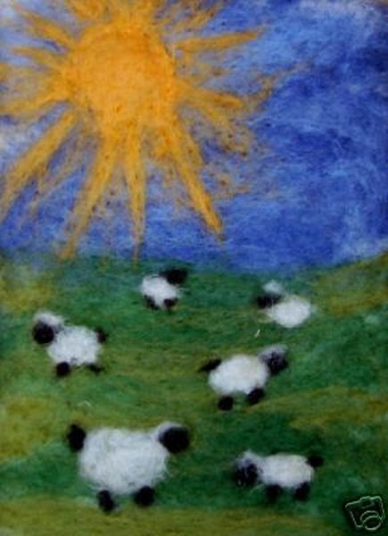 Sheep Pasture Felt