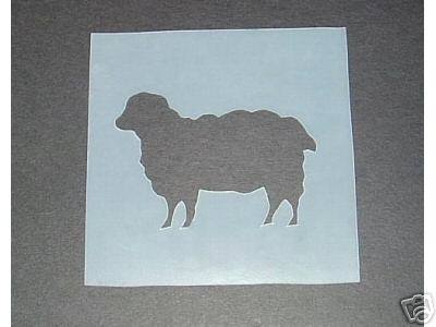 Sheep Stencil 2