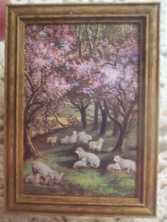 Sheep Under a Cherry Tree