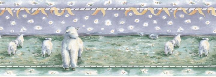 Sheep Wallpaper Border