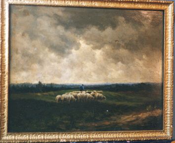 Sheep with Shepherd and Storm