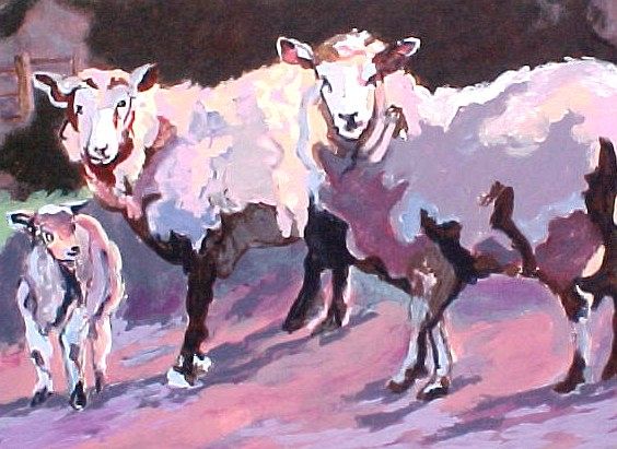 Sheepfamily Paint By Numbers