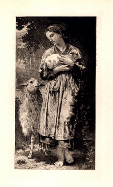 Shepherdess Etching