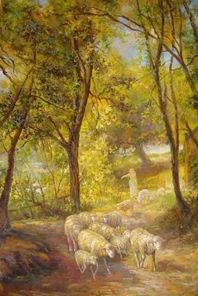 Shepherdess with Sheep3